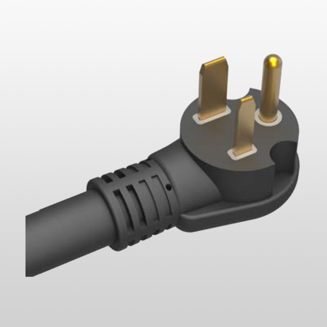 LA008G Enchufe de conexión a tierra de 3 polos y 3 cables
