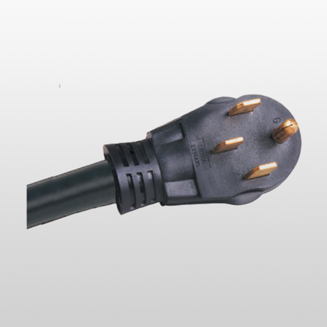 LA009C Enchufe de conexión a tierra de 3 polos y 4 cables