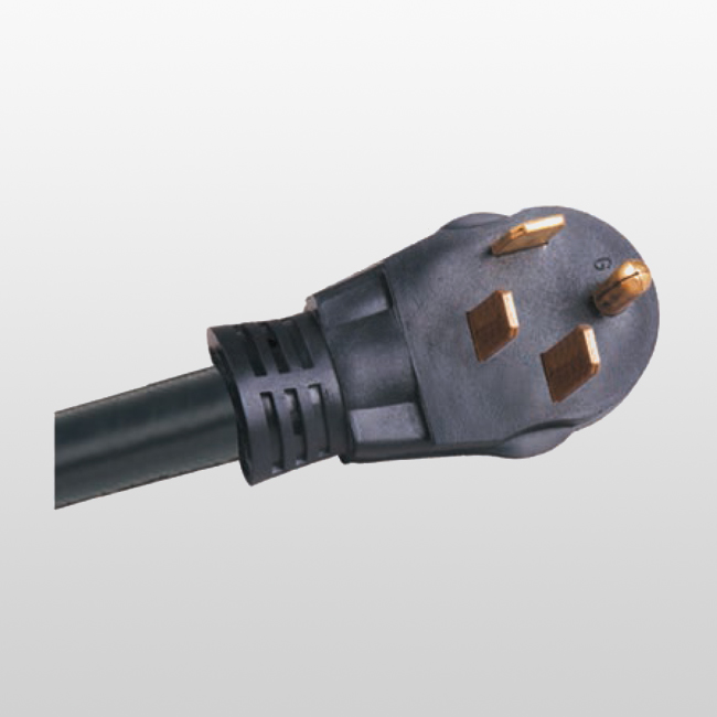 LA009D Enchufe de conexión a tierra de 3 polos y 4 cables