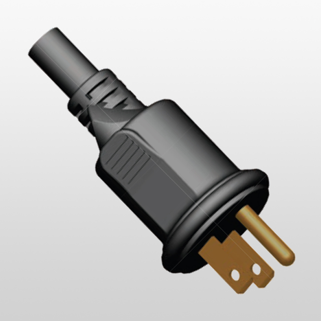 LA04WL/LA05WZ Enchufe y receptáculo impermeables para uso en exteriores, 2 polos, 3 cables