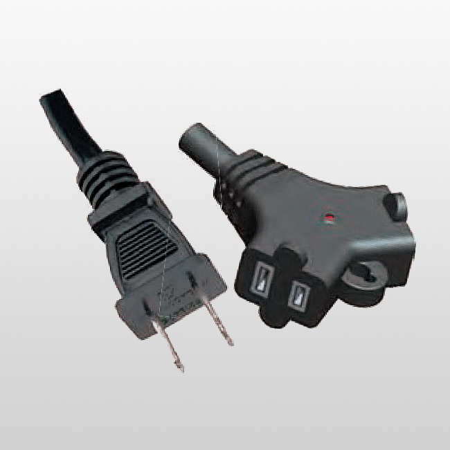 LA001A/LA002Y Juego de cables para exteriores de 2 salidas y 2 conductores 1-15P