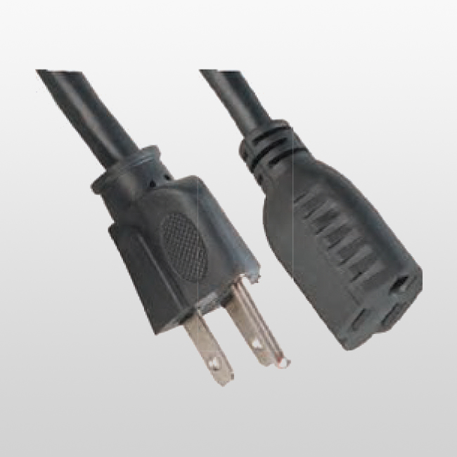 LA004A/LA005A Cables de extensión de salida única de 3 conductores 5-15P 15A 125V~