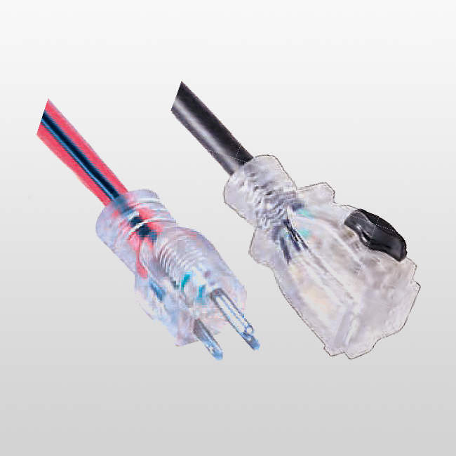 LA004I/LA005ZA Cable de extensión de salida única de 3 conductores con bloqueo de conexión a tierra 5-15 125 V