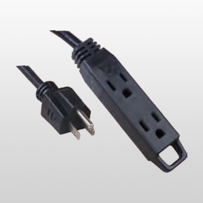 LA004K/LA052P Banana de 3 conductores y 3 salidas 5-15P 15A 125V~