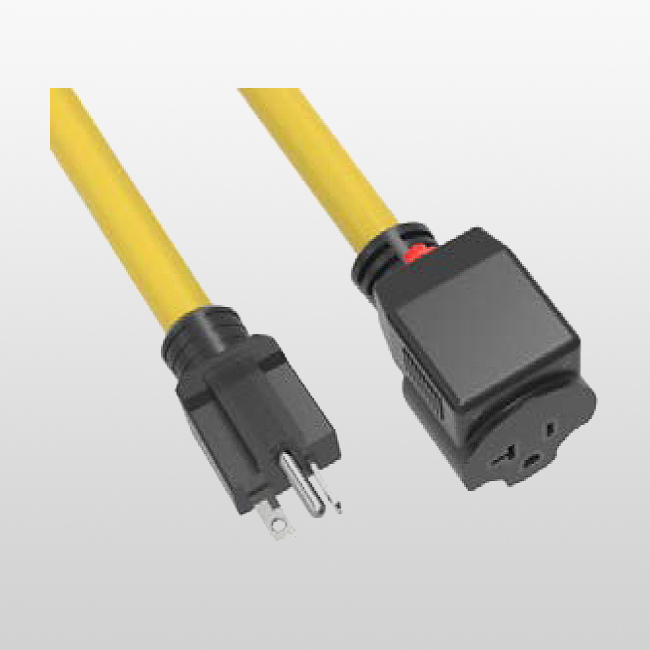 LA007E/LA007DA Juego de cables de 3 conductores de toma única con 5-20