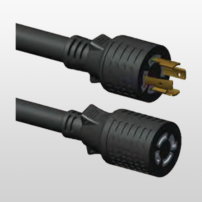 LA045B/LA046B 125/250V~ Cables de extensión L14-20 de 4 conductores