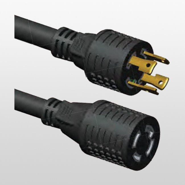 LA047B/LA048B 125/250V~ Cables de extensión L14-30 de 4 conductores