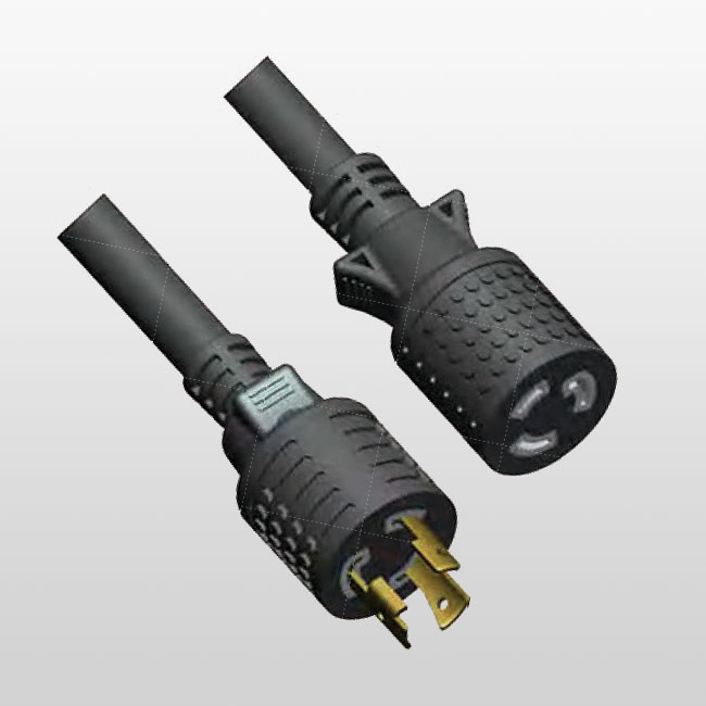 LA1020PA/LA1020RA L10-20r Cables de extensión 125V/250V~