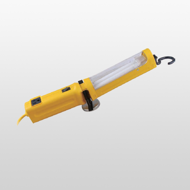 BFE-100A Lámpara de 13 W con certificación UL tipo PL o CFL con interruptor de encendido/apagado y receptáculo 5-15R