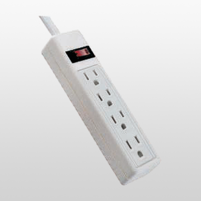 LPU4A Grifo de alimentación para electrónica doméstica de 4 salidas