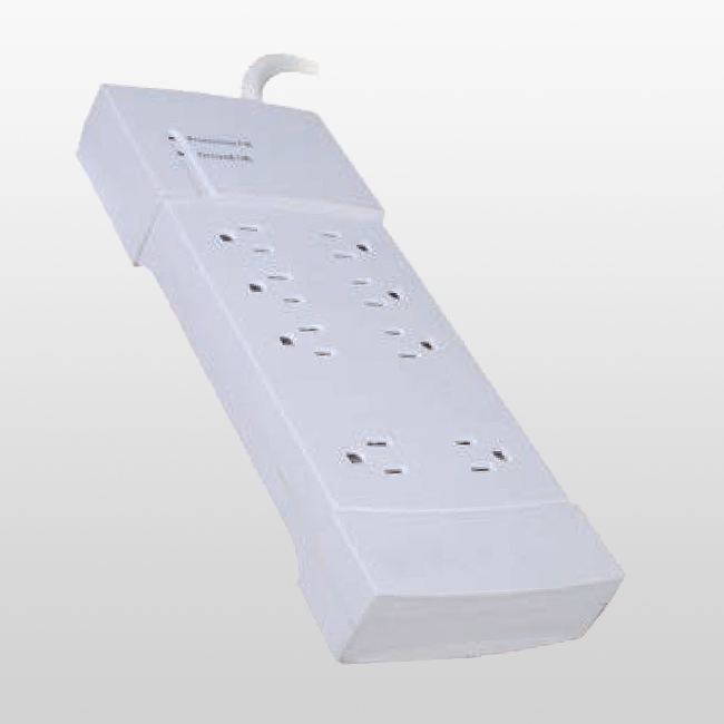 LPU6+2S Grifo de alimentación para electrónica doméstica de 8 salidas