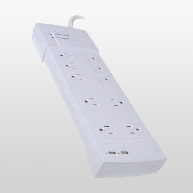 LPU6+4US 10 tomacorrientes para electrónica doméstica