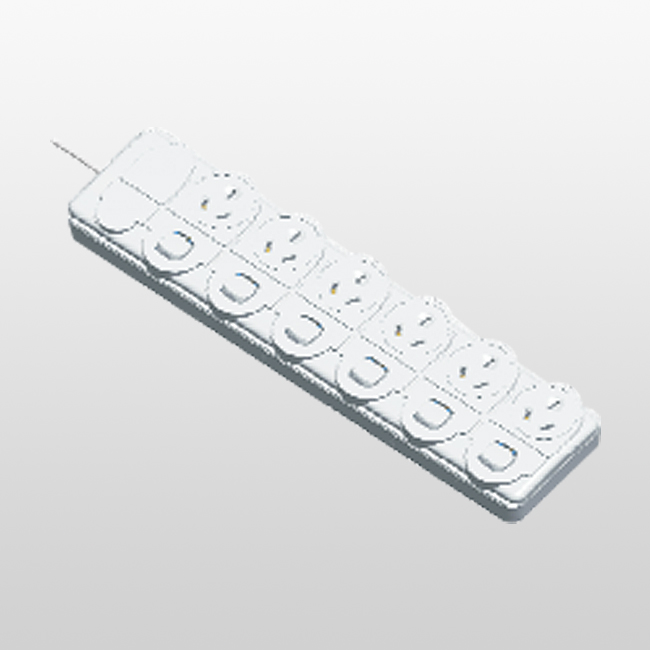 LPA06K Dispositivo de 6 salidas con interruptor y disyuntor
