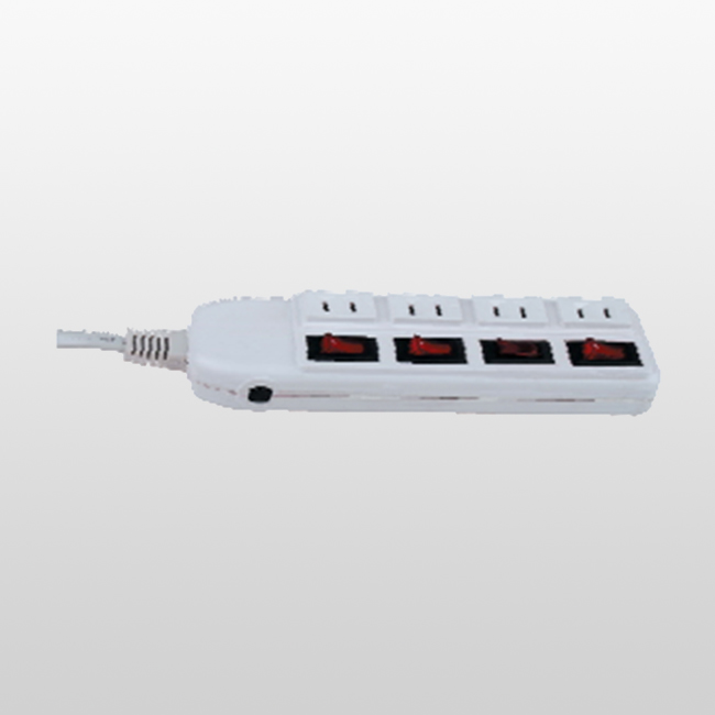 LPJ04K Grifo eléctrico reubicable de 4 salidas