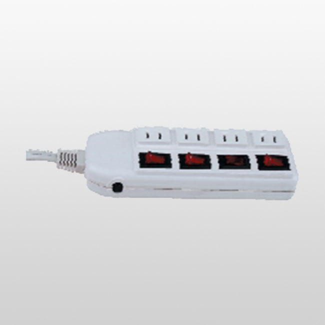 Grifo eléctrico reubicable de salida LPJ04KS-A con luz indicadora