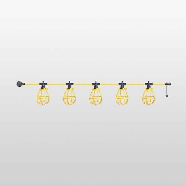 LSA-45 Todas las cadenas de iluminación tienen una clasificación de 250 V CA, 10 A. Cada portalámparas debe tener una clasificación individual para la lámpara de potencia máxima prevista.